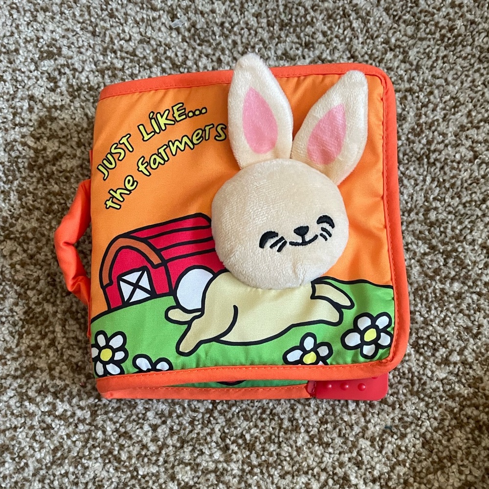 Just like the farmers soft crinkle baby book